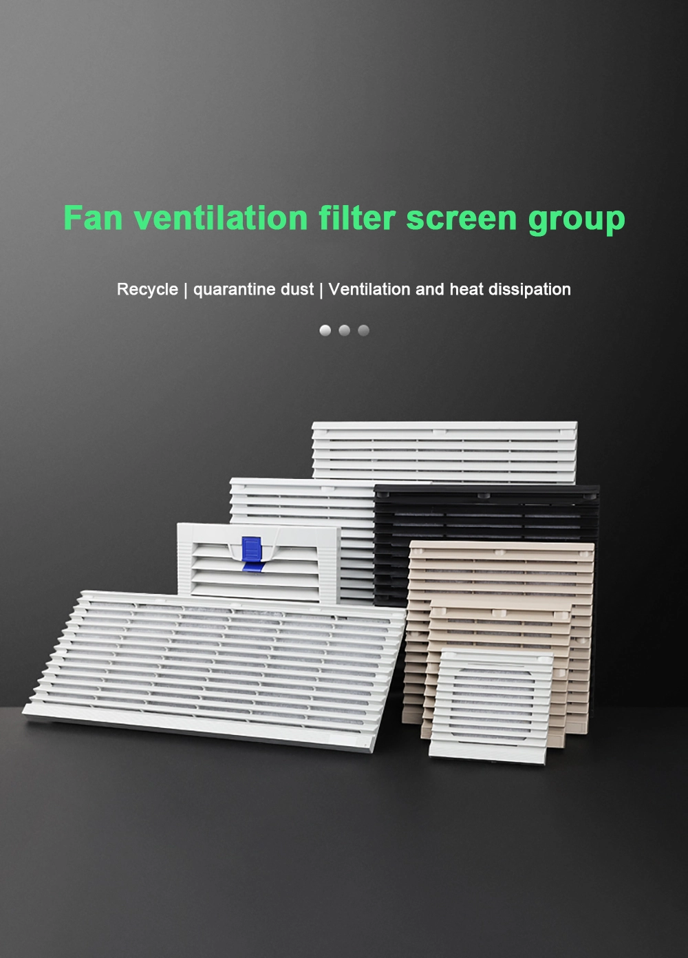 Louvered Cabinet Ventilation Window